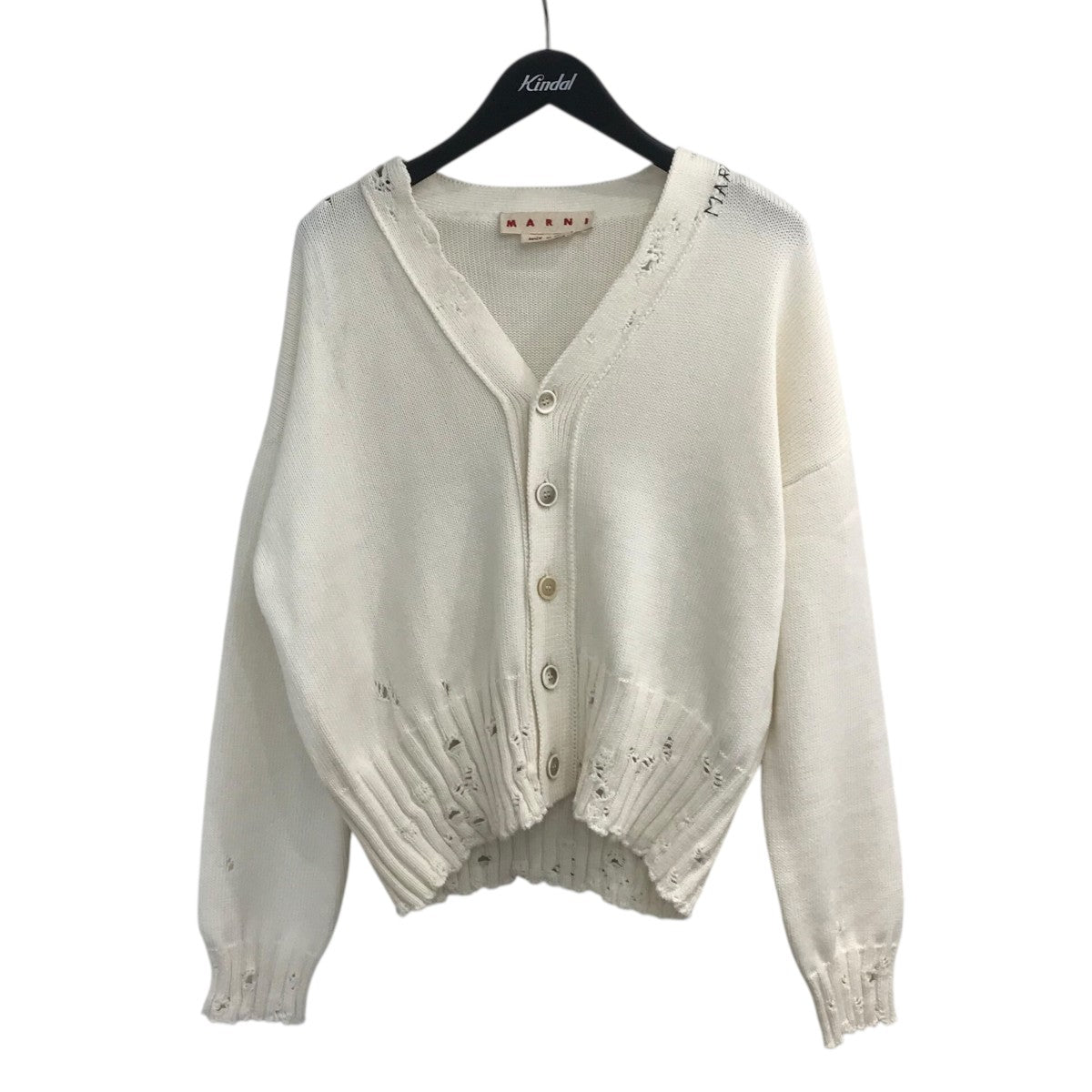 MARNI(マルニ) 24SSダメージ加工カーディガンCDMG0120A0 CDMG0120A0