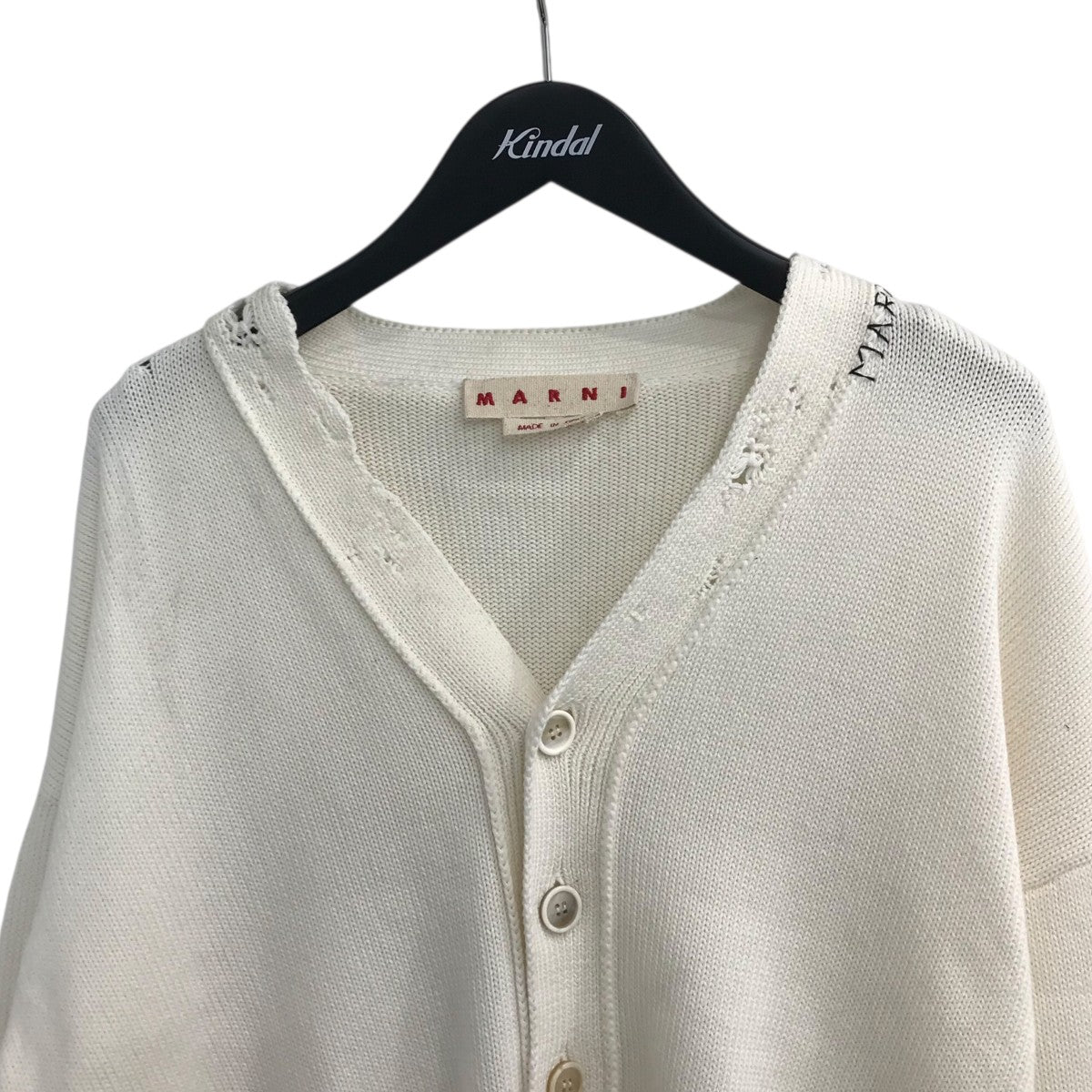 MARNI(マルニ) 24SSダメージ加工カーディガンCDMG0120A0 CDMG0120A0