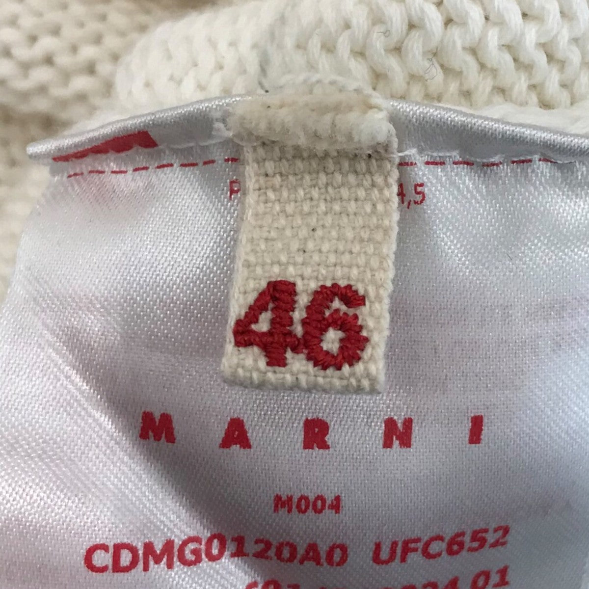MARNI(マルニ) 24SSダメージ加工カーディガンCDMG0120A0 CDMG0120A0
