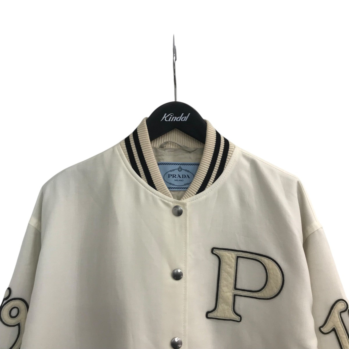 PRADA キッドモヘア ボンバージャケット (パッチ付き)P521PR 古着・中古-3枚目のアイテム画像