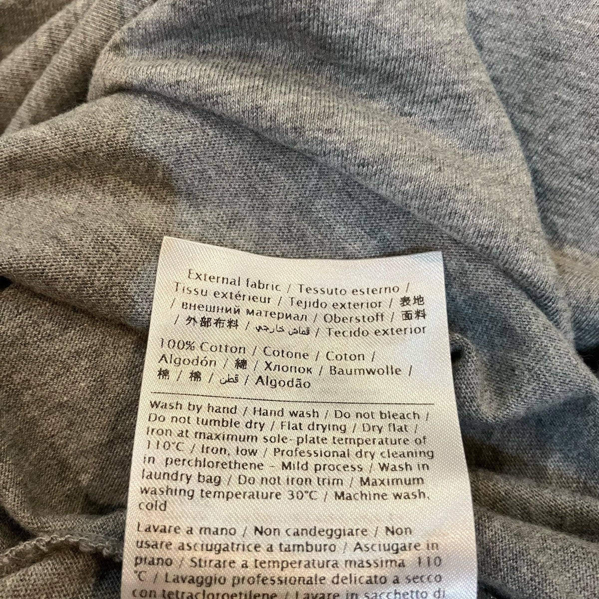 VALENTINO スタッズTシャツRV3MG08X3LE RV3MG08X3LE グレー サイズ L