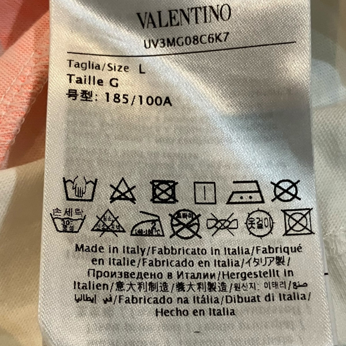 VALENTINO ロゴTシャツ 古着・中古-5枚目のアイテム画像