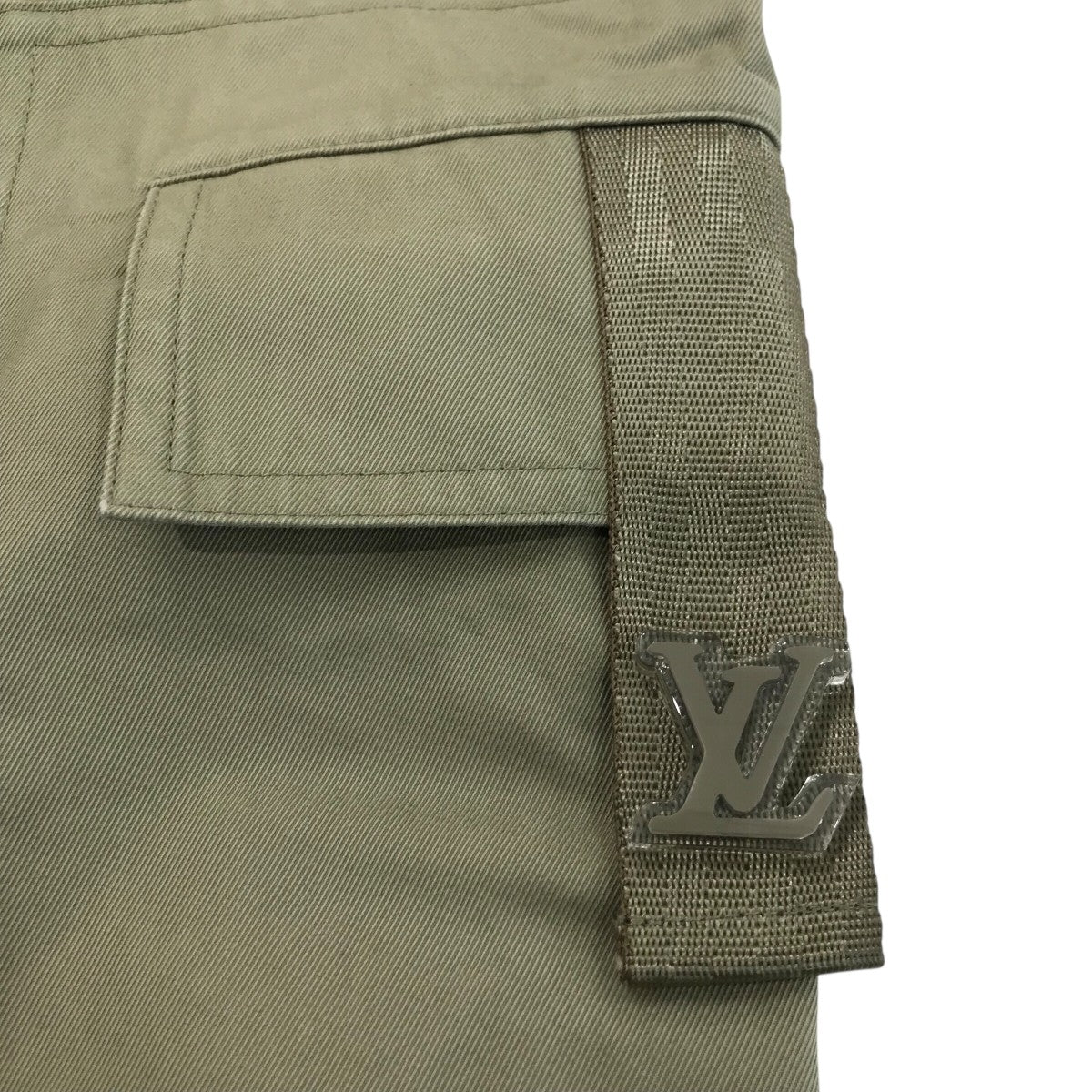 LOUIS VUITTON ロゴ刺繍カーゴパンツRM241 GTX HQP80W 古着・中古-8枚目のアイテム画像