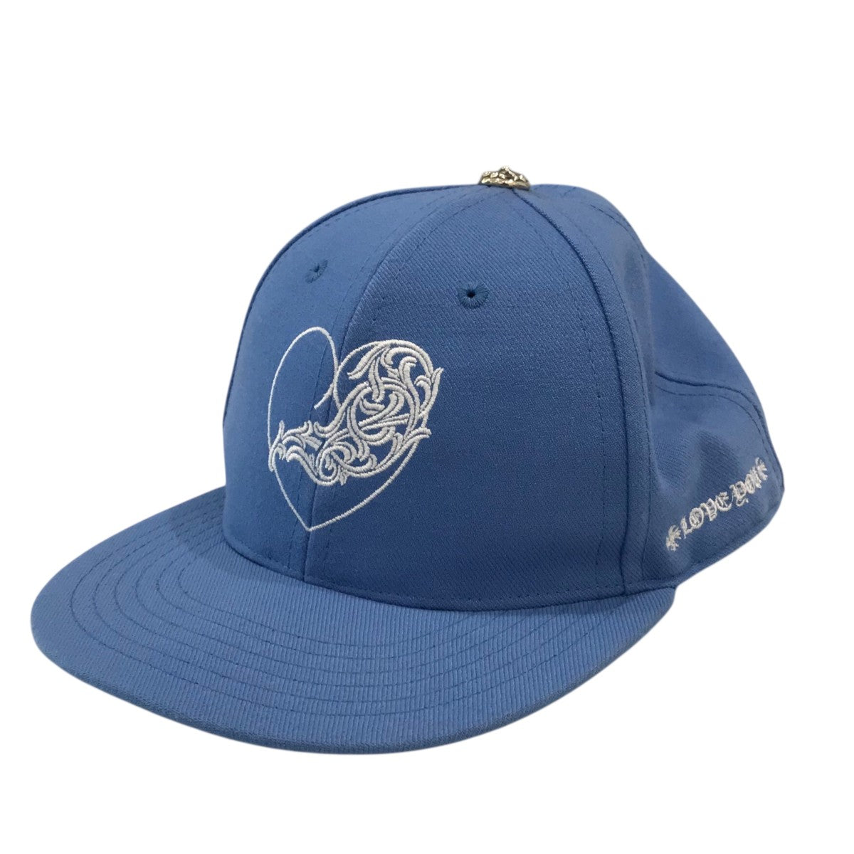 CHROME HEARTS 「VINY HEART ”LOVE YOU”Base Ball Cap」ハート刺繍キャップ 古着・中古-1枚目のアイテム画像