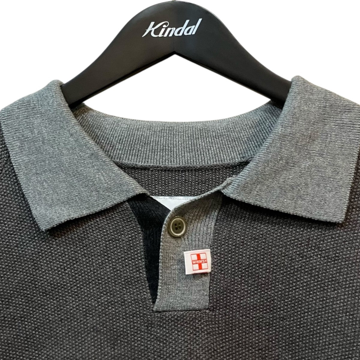 WHIMSY SOCKS Owen Knit Top ニットポロシャツ 古着・中古-3枚目のアイテム画像