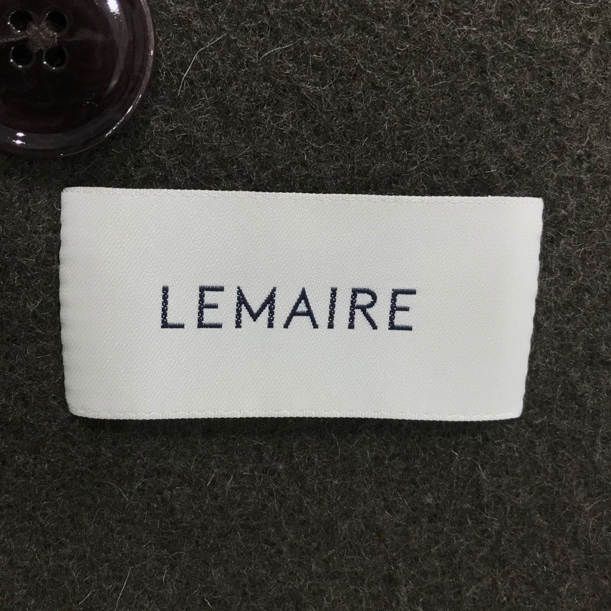 LEMAIRE 22AW「WRAP COAT」ロングコートCO184 LF615 古着・中古-5枚目のアイテム画像