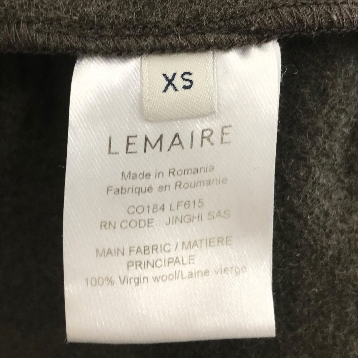 LEMAIRE 22AW「WRAP COAT」ロングコートCO184 LF615 古着・中古-6枚目のアイテム画像