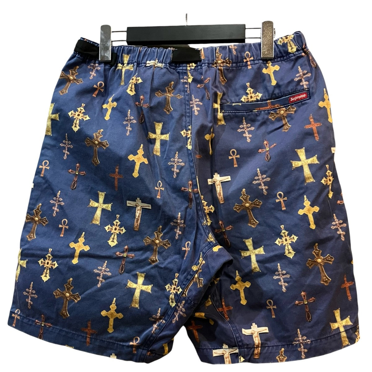Supreme 23SS「Crosses Belted Short」クロスプリントベルテッドショーツ 古着・中古-2枚目のアイテム画像