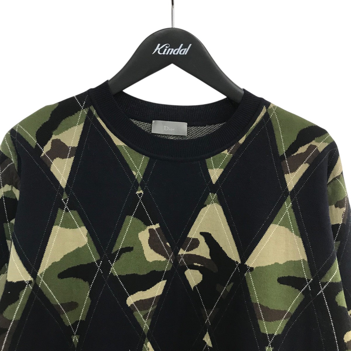 Dior Homme カモフラージュダイヤモンドニット663M656ZT726 古着・中古-3枚目のアイテム画像