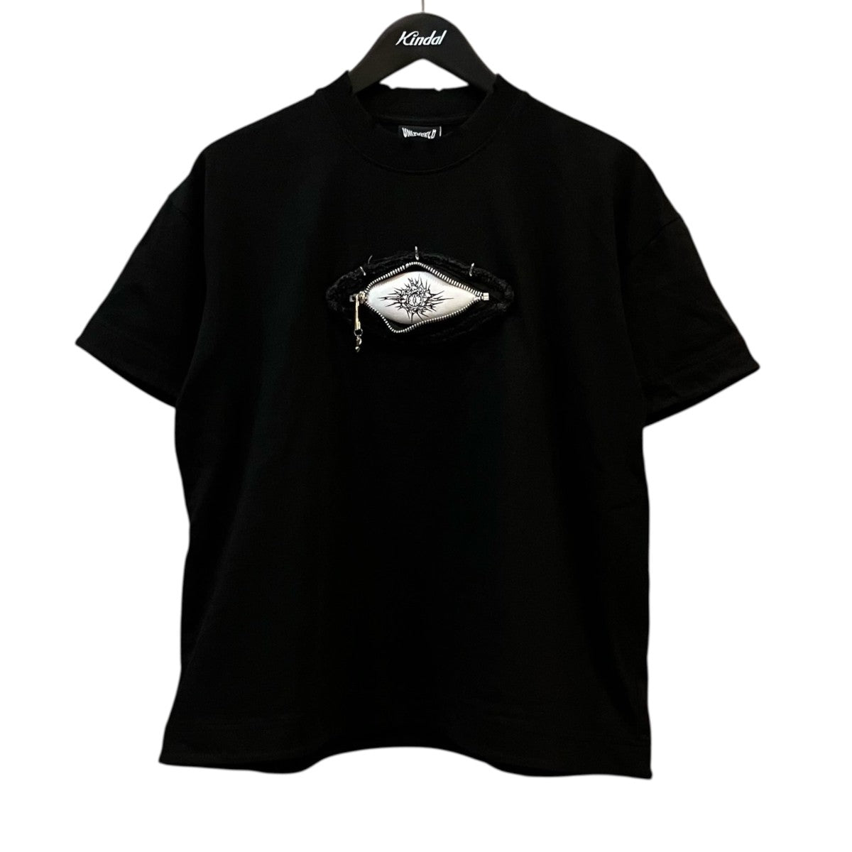 UNIZ ダメージ加工モンスタージップTシャツ 古着・中古-1枚目のアイテム画像