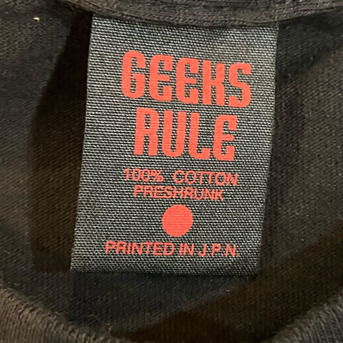 GEEKS RULE(ギークスルール) 15 SILKSCREEN PRINTING T SHIRTプリントT