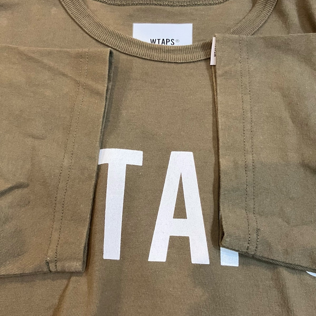WTAPS BANNER SS TEE プリントTシャツ 古着・中古-4枚目のアイテム画像