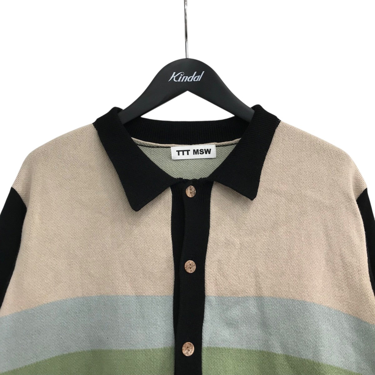 TTT MSW(ティーモダンストリートウエア) 22AW「Border Knit Cardigan