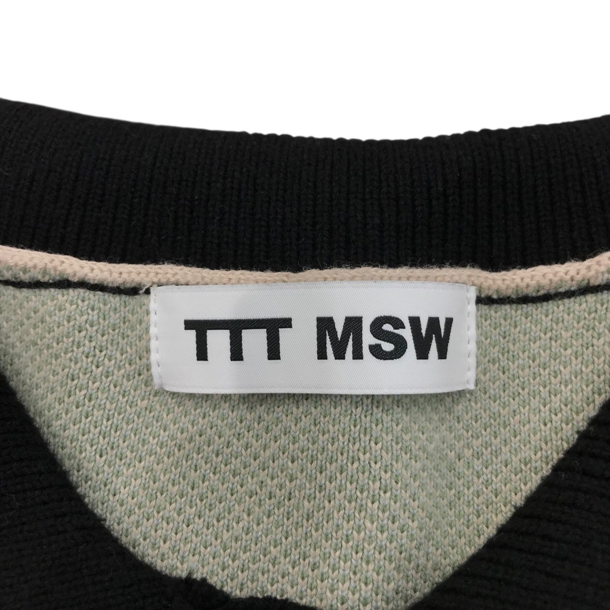 TTT MSW(ティーモダンストリートウエア) 22AW「Border Knit Cardigan