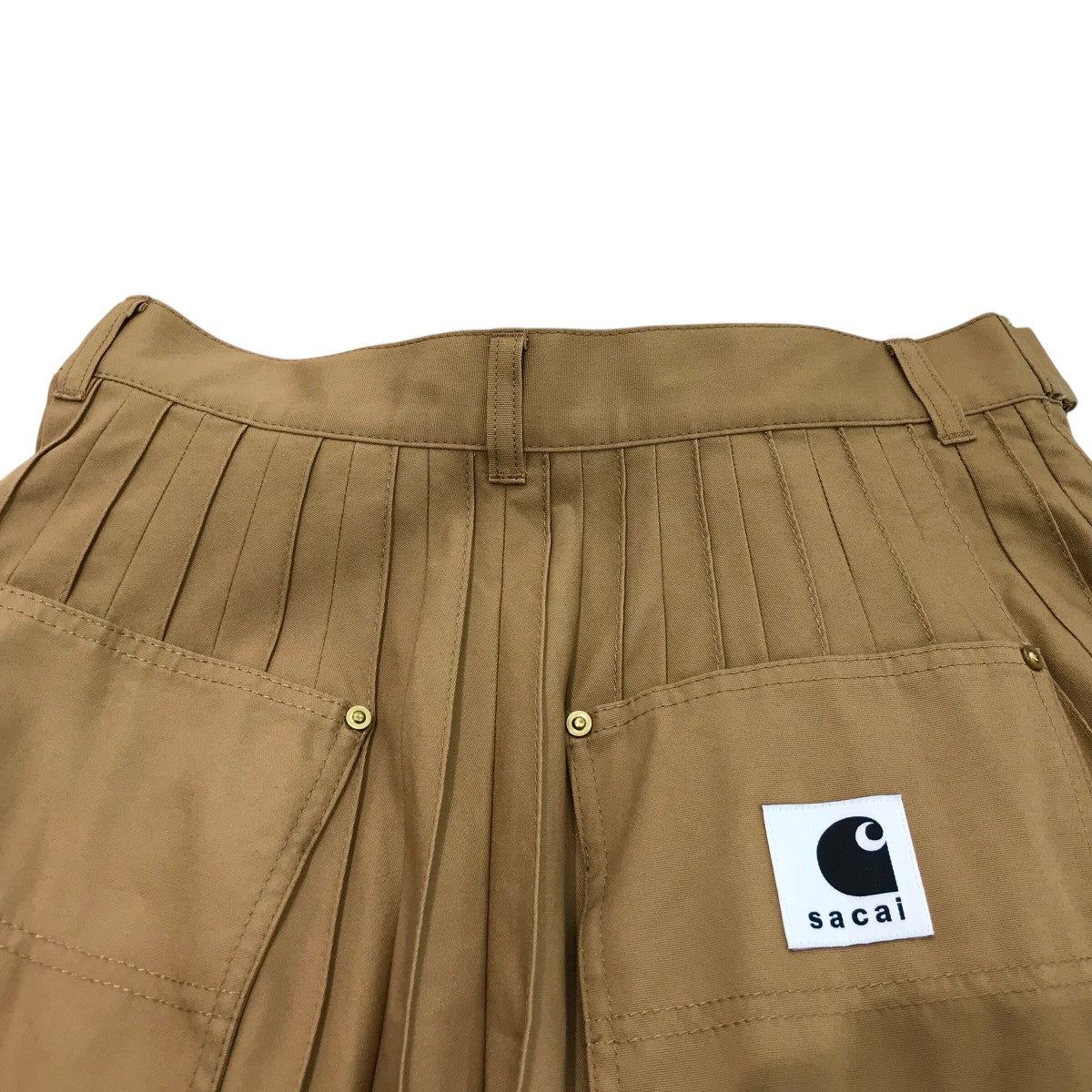 sacai×CarHartt 23AW「Pleated Skirt」プリーツスカート23 06744 23