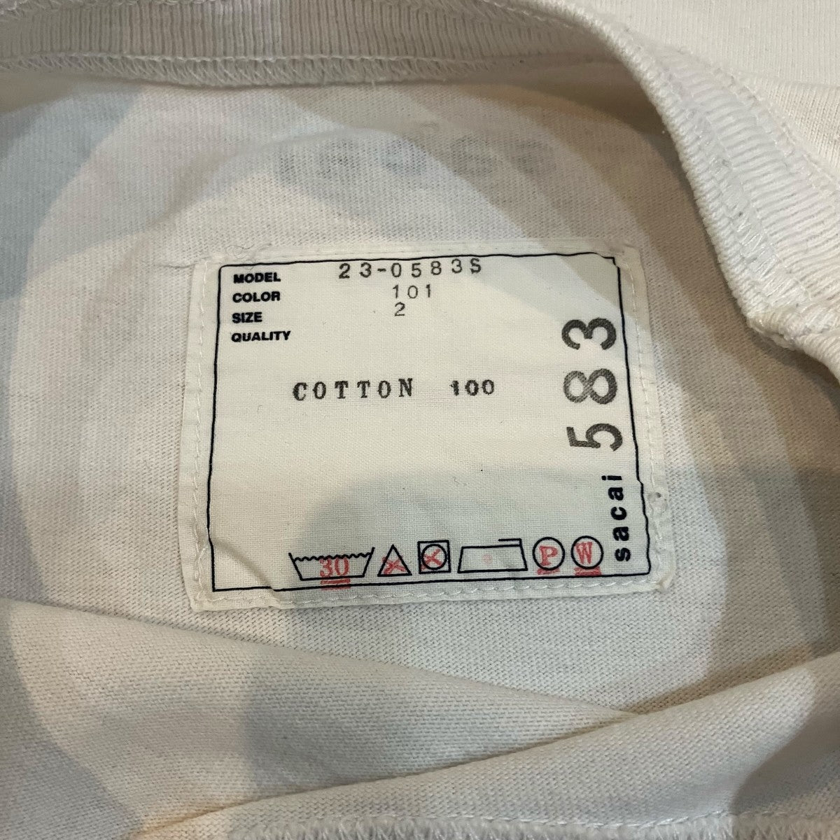 sacai INTERSTELLAR Tシャツ2305835 古着・中古-5枚目のアイテム画像