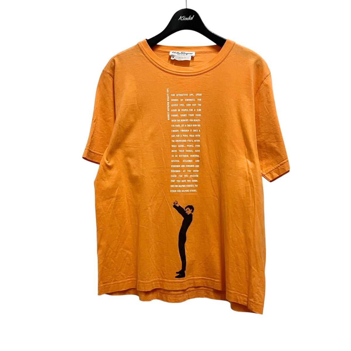 オードリーヘップバーンプリントTシャツ