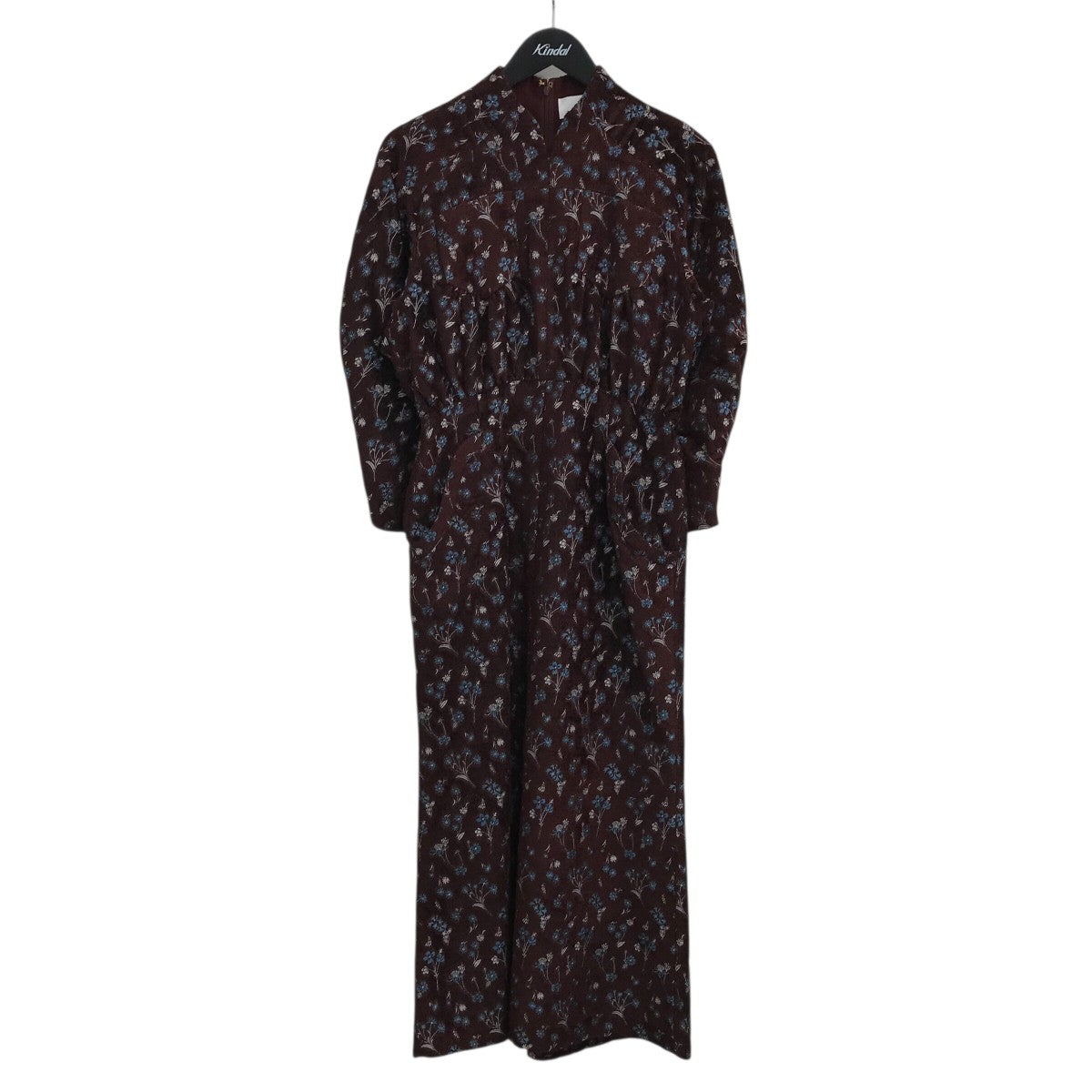 22AW「Floral Jacquard Flare Dress」花柄ワンピ-スMM22PF DR701