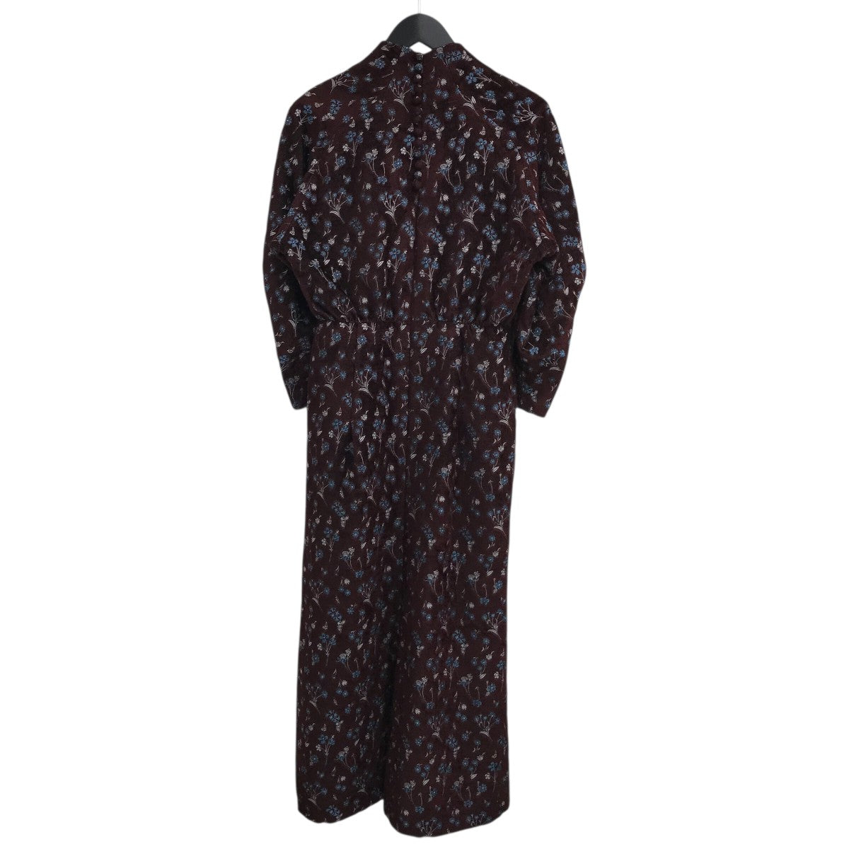 22AW「Floral Jacquard Flare Dress」花柄ワンピ-スMM22PF DR701