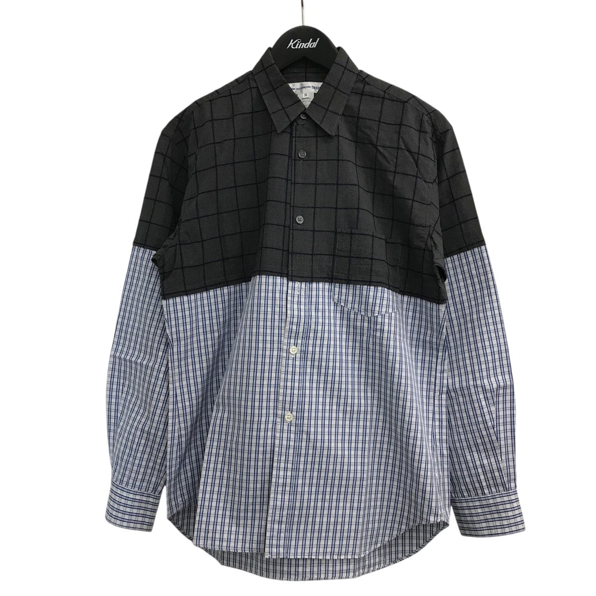 BLACK COMME des GARCONS(ブラックコムデギャルソン) 25SSチェック変形