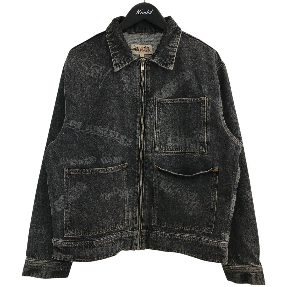 stussy sista ブラックデニム ドリズラージャケット M 美品 Size【M】 STUSSY ステューシー 24AW TRUCKER JACKET DENIM BLACK