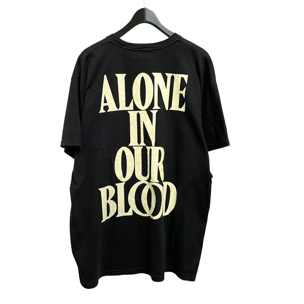 ALONE プリントTシャツ 古着・中古-2枚目のアイテム画像