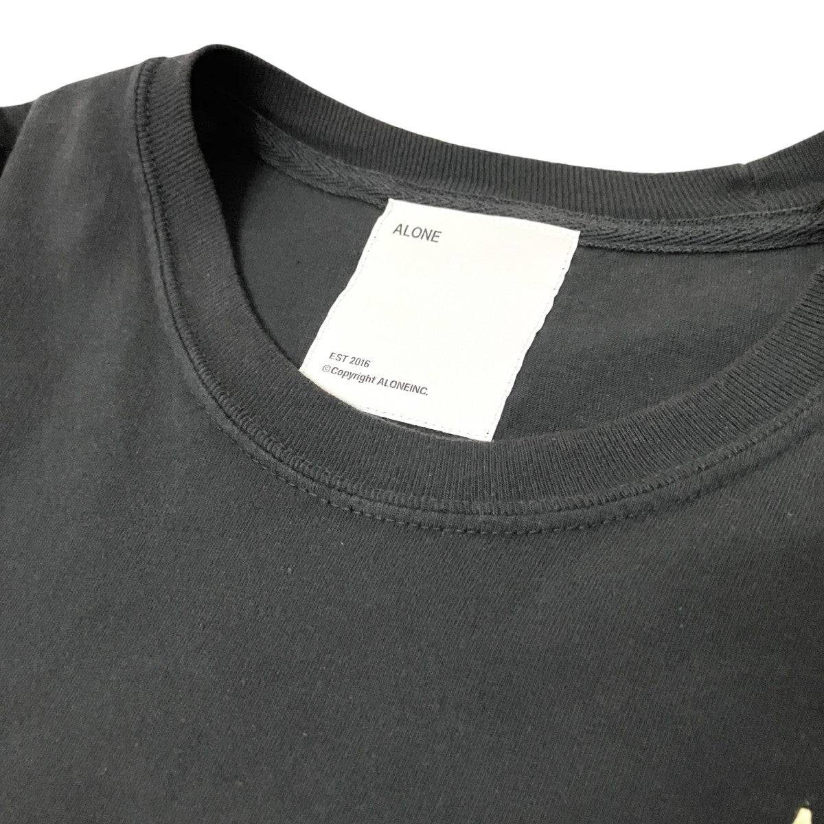 ALONE プリントTシャツ 古着・中古-3枚目のアイテム画像