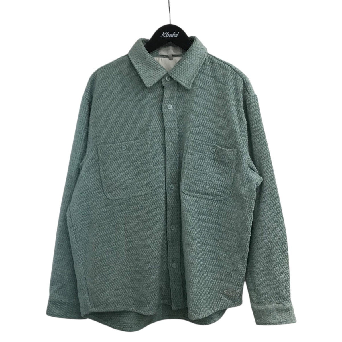 KITH キス ショールカラー ベッカーコート グレー M 希少☆&Kin プラッシュブークレ ベルゲンコート ウール混 Hallow (KITH