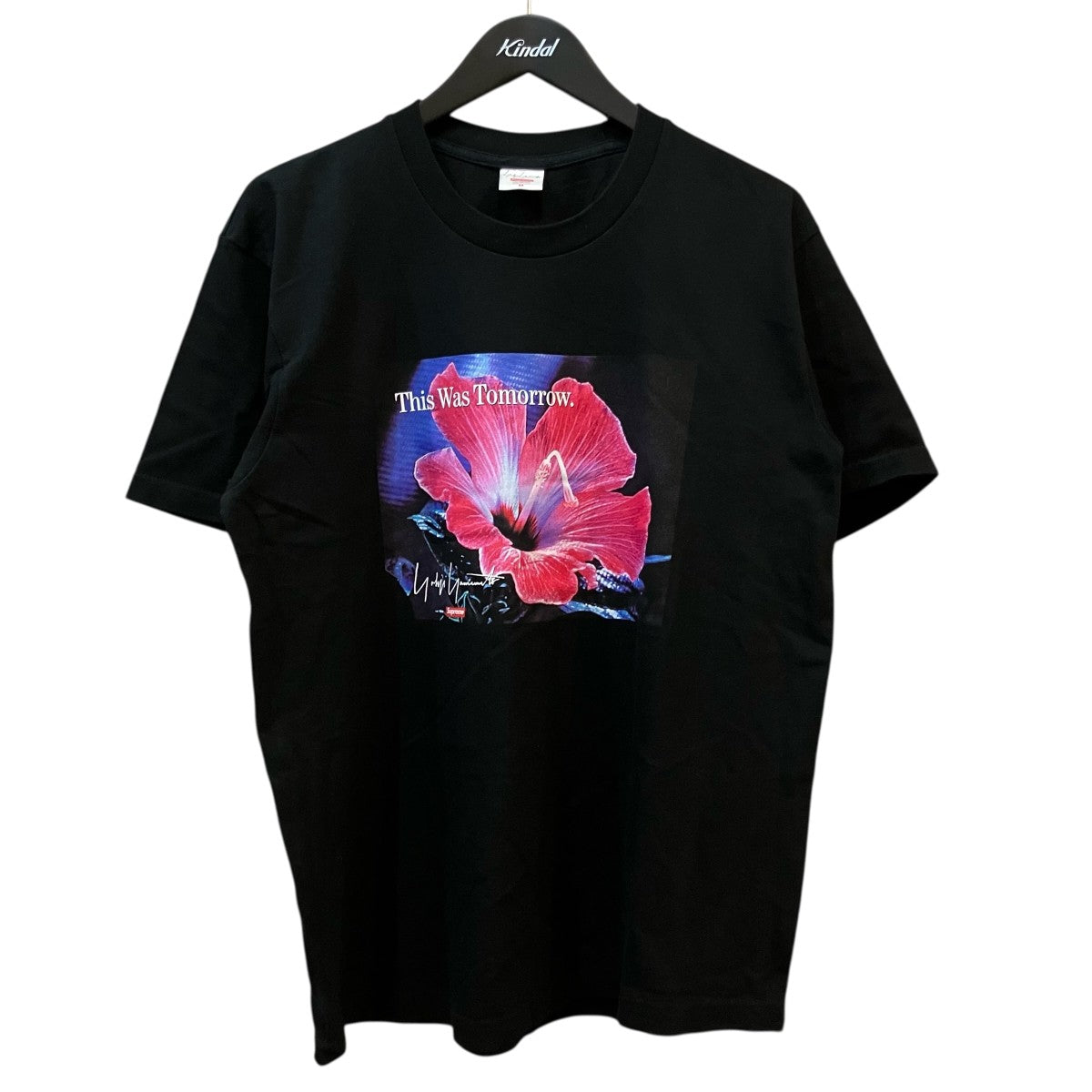 Supreme×YOHJI YAMAMOTO 20AW「This Was Tomorrow Tee」プリントTシャツ 古着・中古-1枚目のアイテム画像