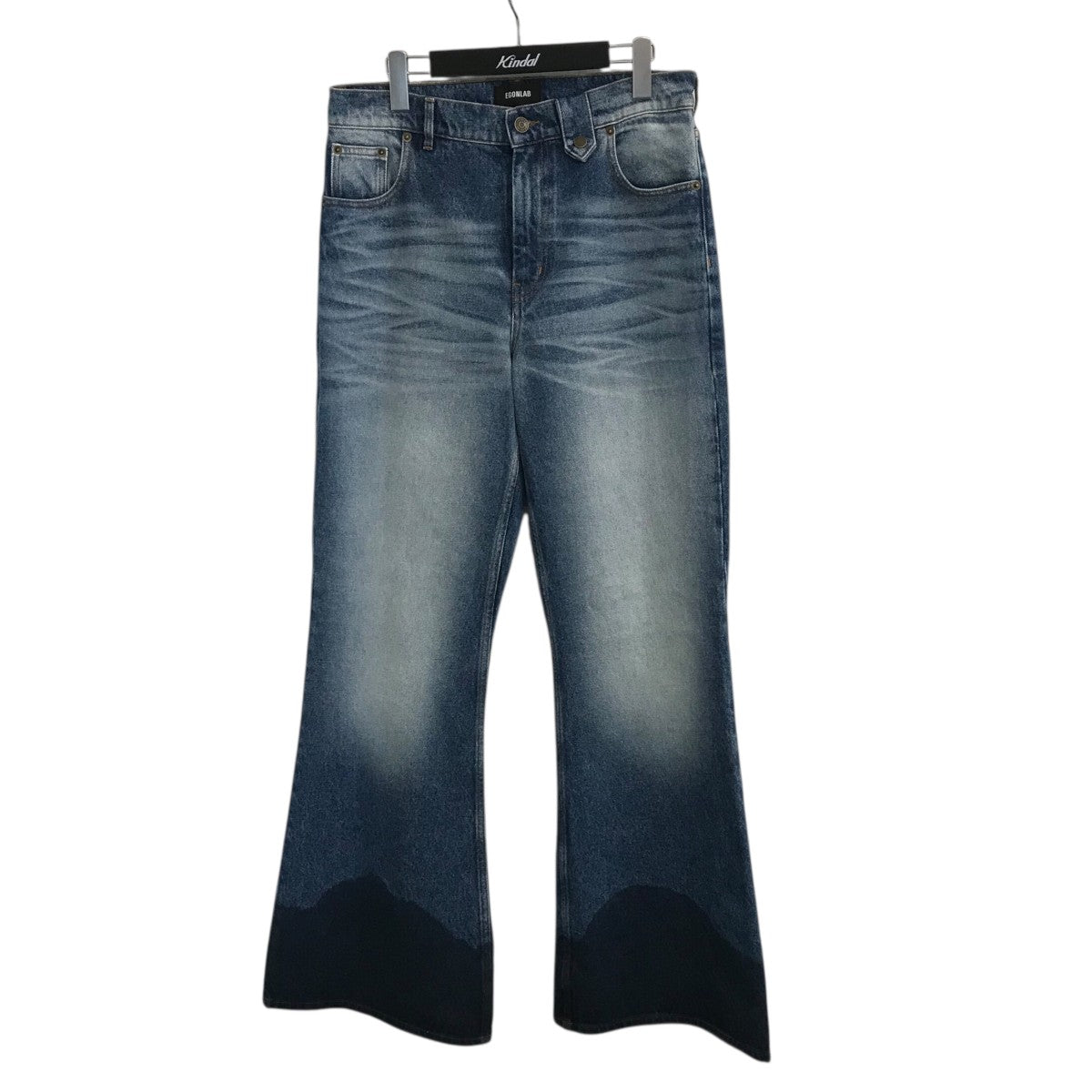 EGON LAB(エゴンラボ) 23AW ダーティウォッシュフレアデニム AW23 DN
