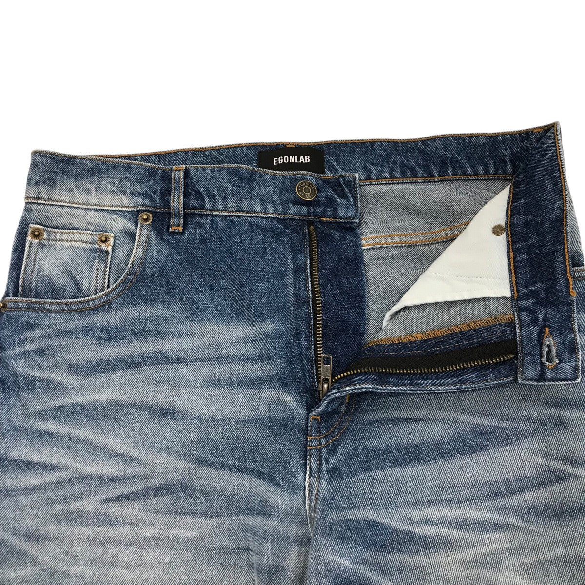 EGONLAB(エゴンラボ) 「SAMY WIDE LEG」デニムパンツAW25 DN 001 B
