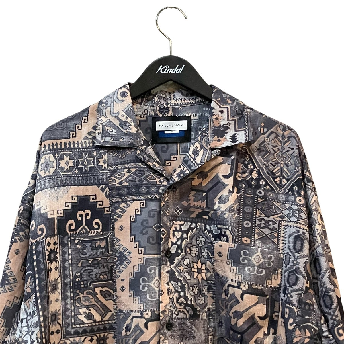 MAISON SPECIAL 総柄半袖シャツ11231311216 古着・中古-3枚目のアイテム画像