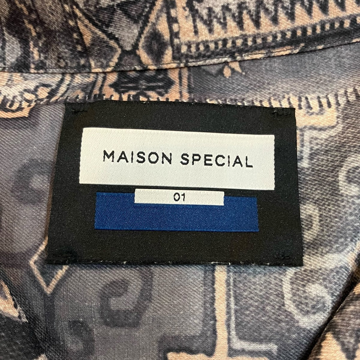 MAISON SPECIAL 総柄半袖シャツ11231311216 古着・中古-5枚目のアイテム画像