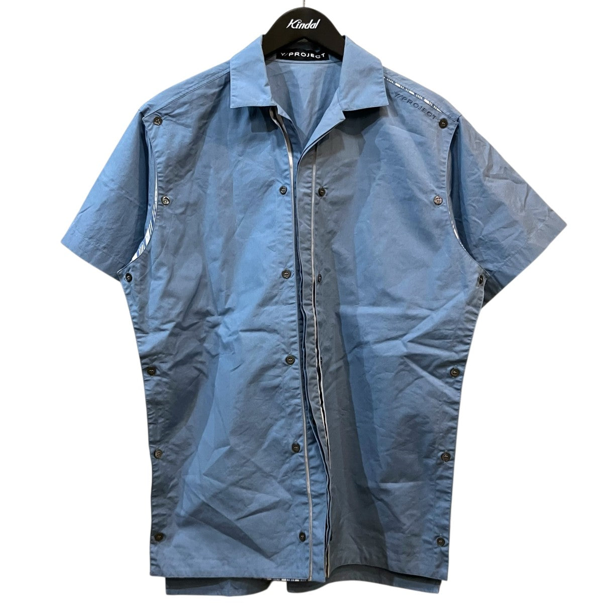 Y． PROJECT 「BUTTON PANEL BOWLING SHIRT」ボタンパネルボウリングシャツ 古着・中古-1枚目のアイテム画像