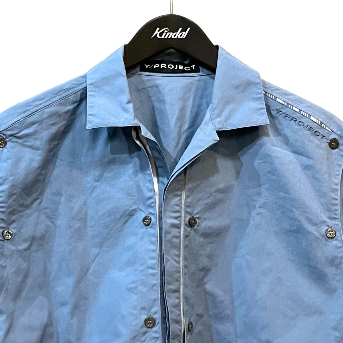 Y． PROJECT 「BUTTON PANEL BOWLING SHIRT」ボタンパネルボウリングシャツ 古着・中古-3枚目のアイテム画像