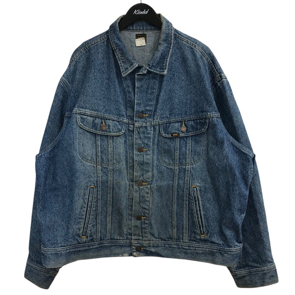 【希少サイズ38LONG】80s vintage Lee 220J デニムJKT 80s Lee 220-J デニムジャケット Size 44 USA製 リー ビッグサイズ (