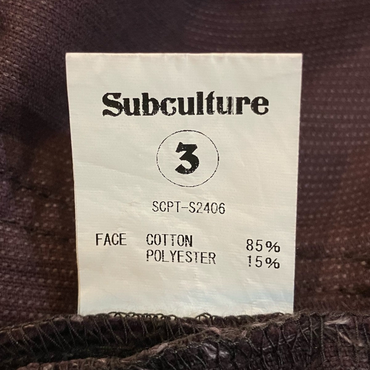 Subculture コーデュロイショートパンツSCPT S2406 古着・中古-6枚目のアイテム画像
