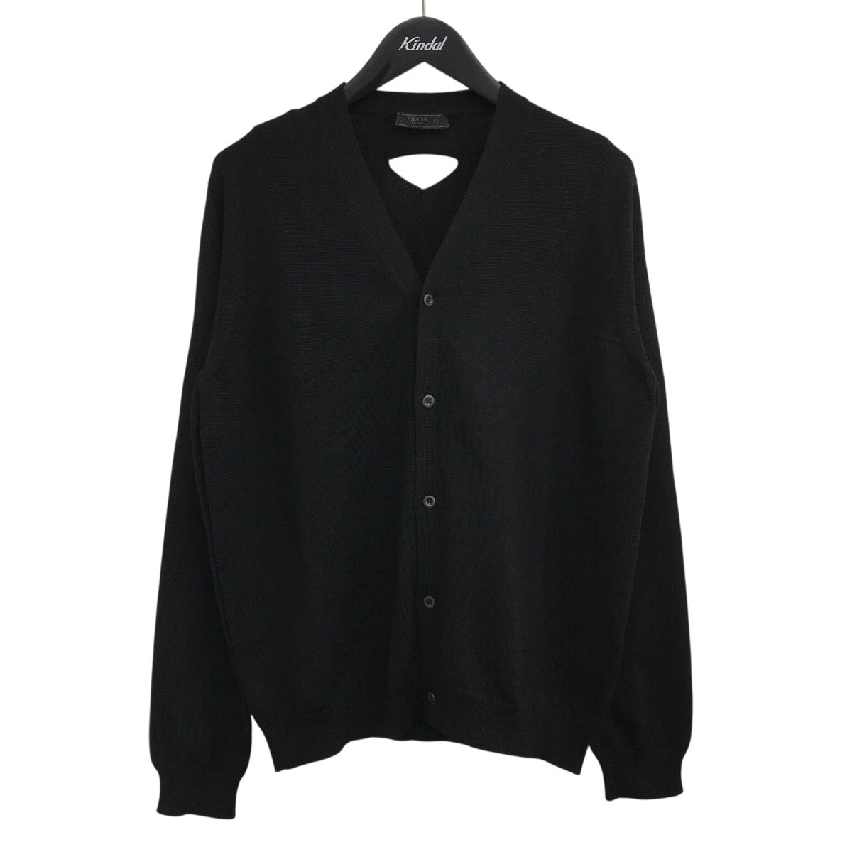 PRADA(プラダ) バックカッティングカーディガンUMG391 UMG391 ブラック