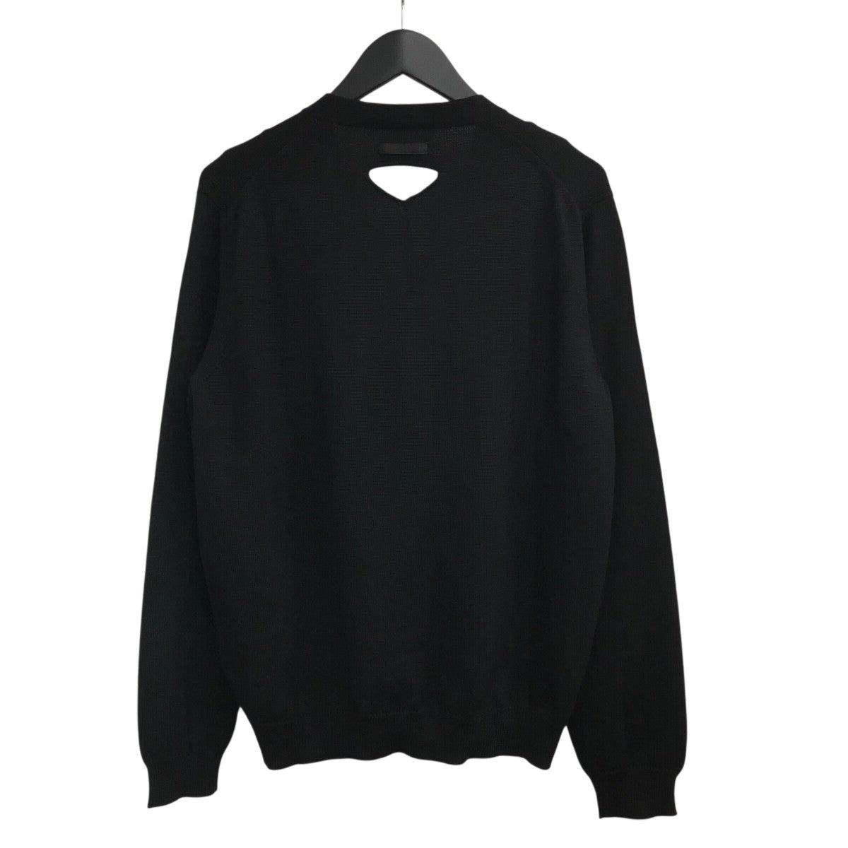 PRADA(プラダ) バックカッティングカーディガンUMG391 UMG391 ブラック