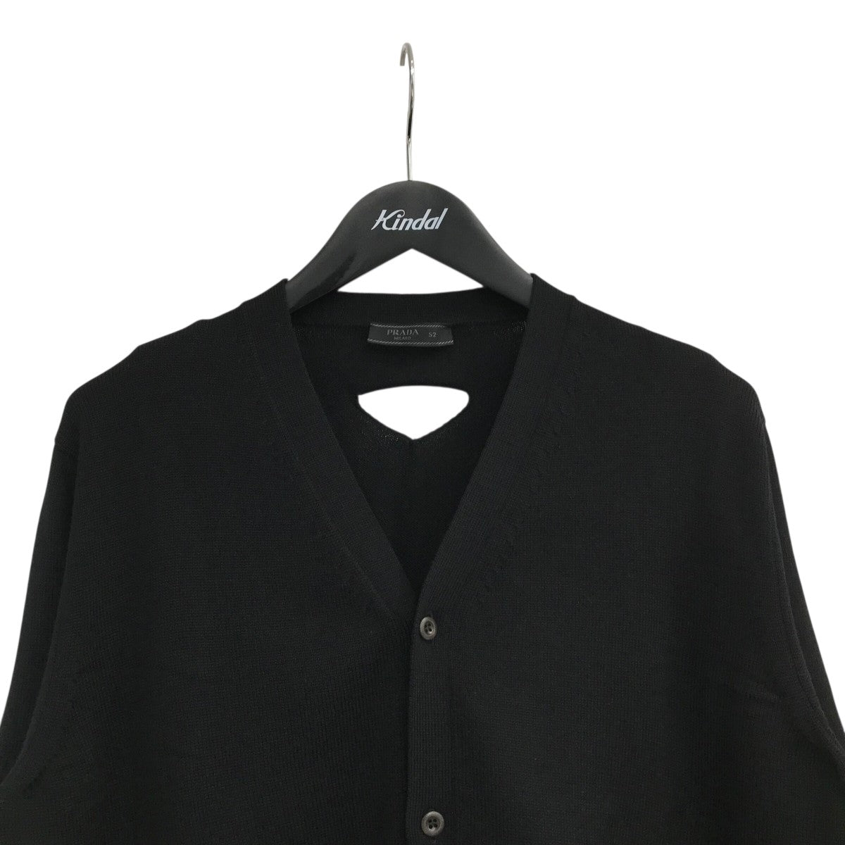 PRADA バックカッティングカーディガンUMG391 古着・中古-3枚目のアイテム画像
