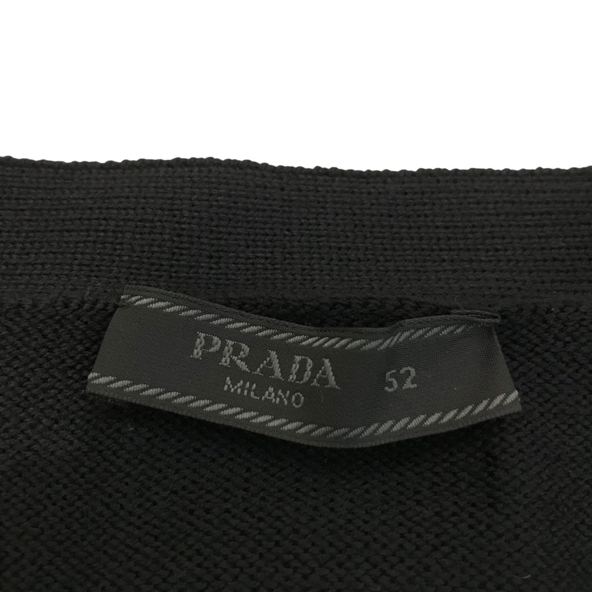 PRADA バックカッティングカーディガンUMG391 古着・中古-6枚目のアイテム画像