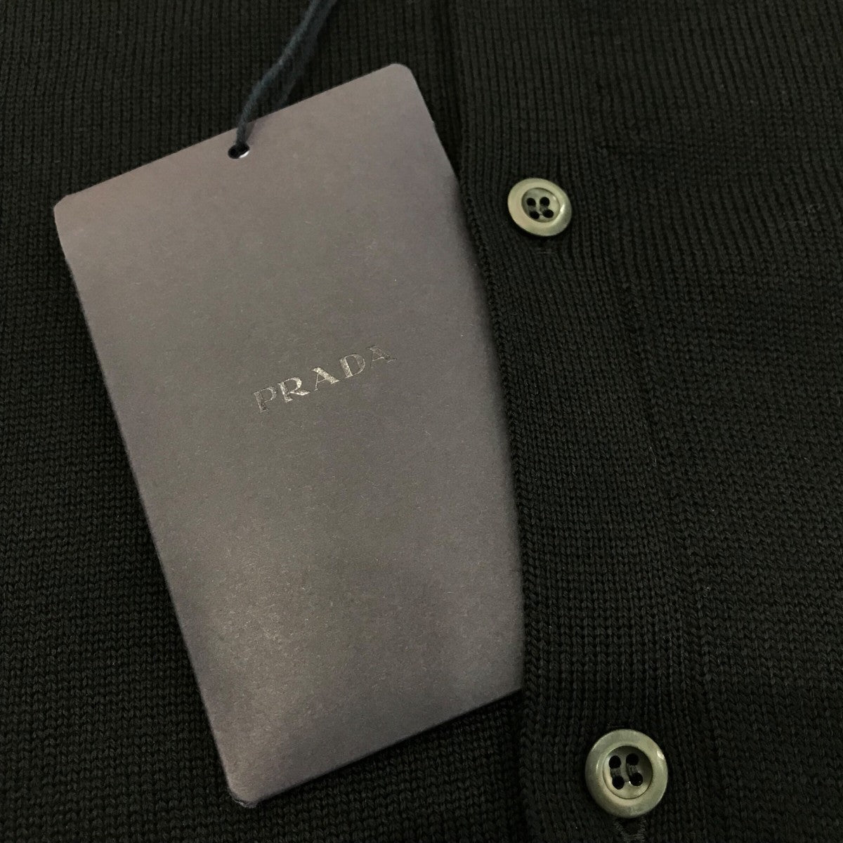 PRADA バックカッティングカーディガンUMG391 古着・中古-8枚目のアイテム画像