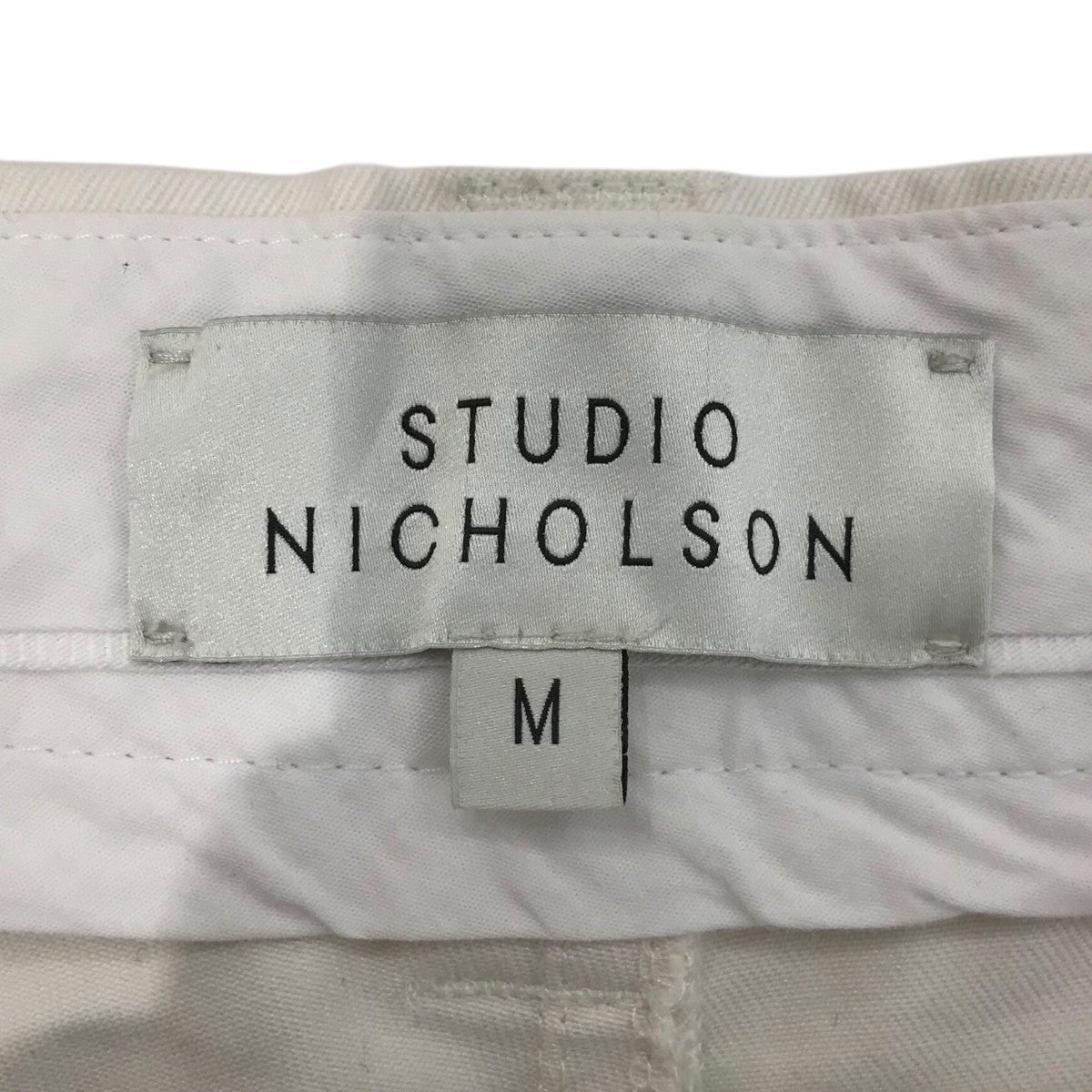 STUDIO NICHOLSON 「SORTE PEACHED COTTON TWILL」ワイドパンツSNM351