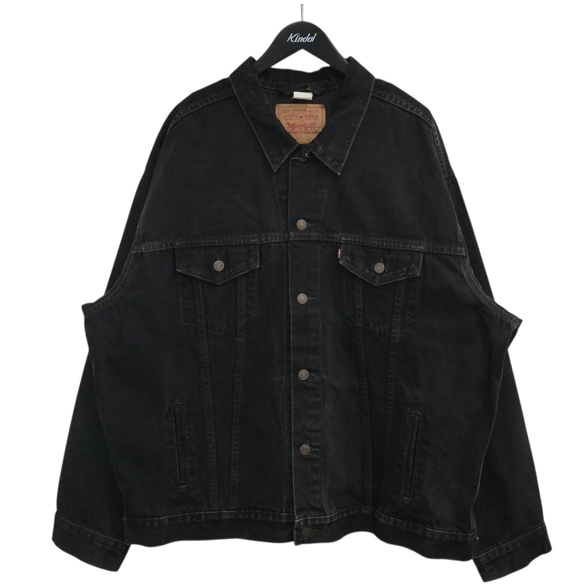 90s Levi's ブラック 後染め gジャン 70507-4159 sサイズ LEVI'S(リーバイス) 90s後染めデニムジャケット70507 4159 70507 4159