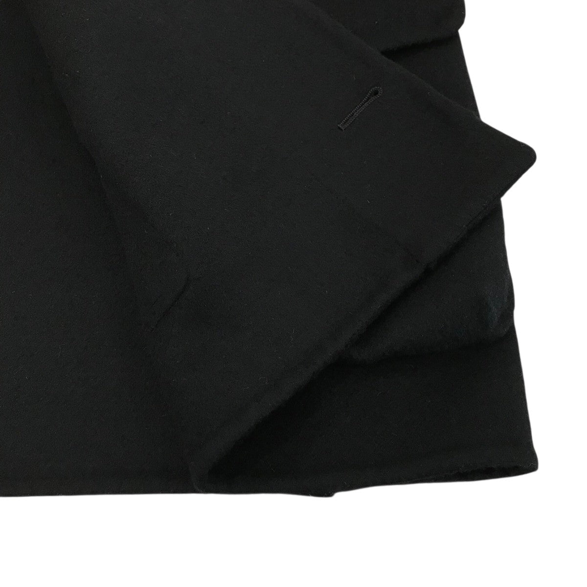 25AW「CASHMERE MELTON HAND SEWN BLOUSON」襟レザーカシミヤジャケットA25AB02CN