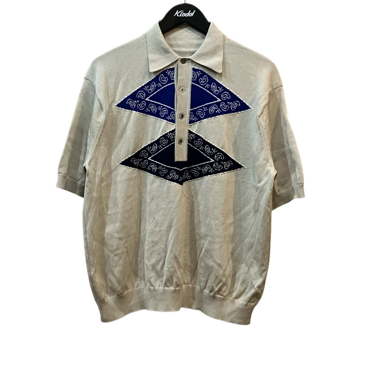 KAPITAL ニットポロシャツ 古着・中古-1枚目のアイテム画像