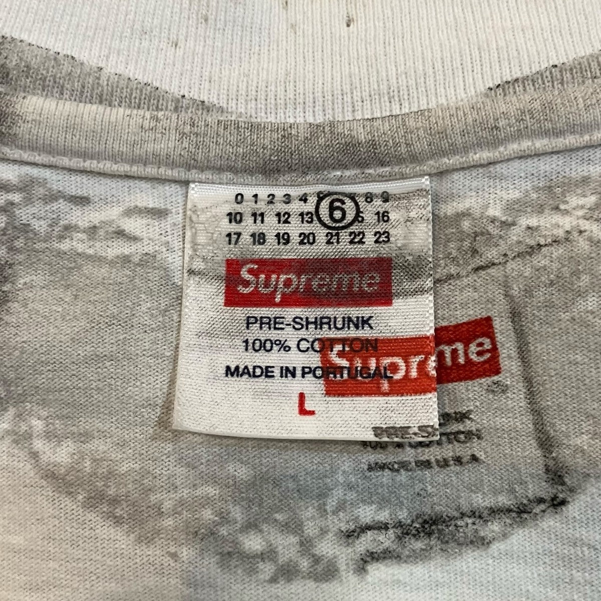 Supreme×MM6 Maison Margiela 24SS「Box Logo Tee」ボックスロゴプリントTシャツ 古着・中古-5枚目のアイテム画像