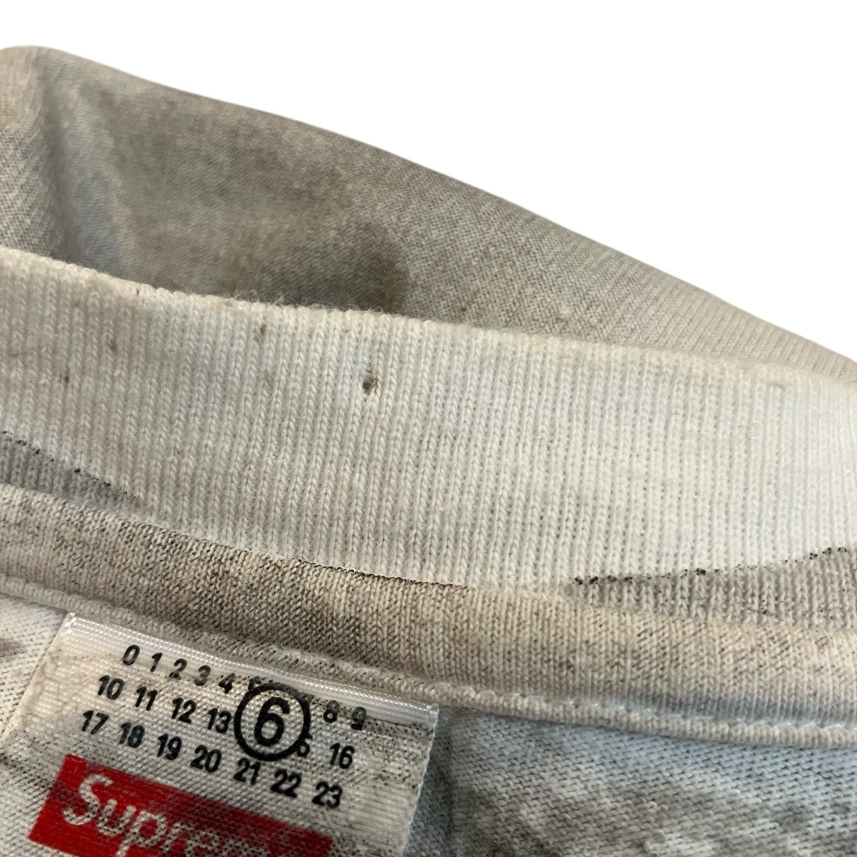 Supreme×MM6 Maison Margiela 24SS「Box Logo Tee」ボックスロゴプリントTシャツ 古着・中古-7枚目のアイテム画像