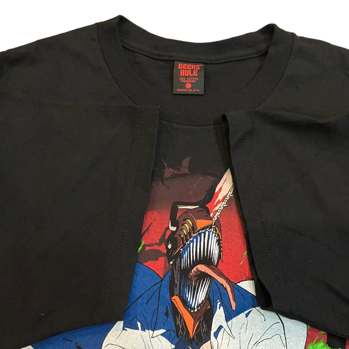 GEEKS RULE×チェンソーマン レゼ篇 CHAINSAW MAN The Movie Reze Arc 15 Silkscreen Printing LS T Shirt vol．02 プリントTシャツ 古着・中古-4枚目のアイテム画像