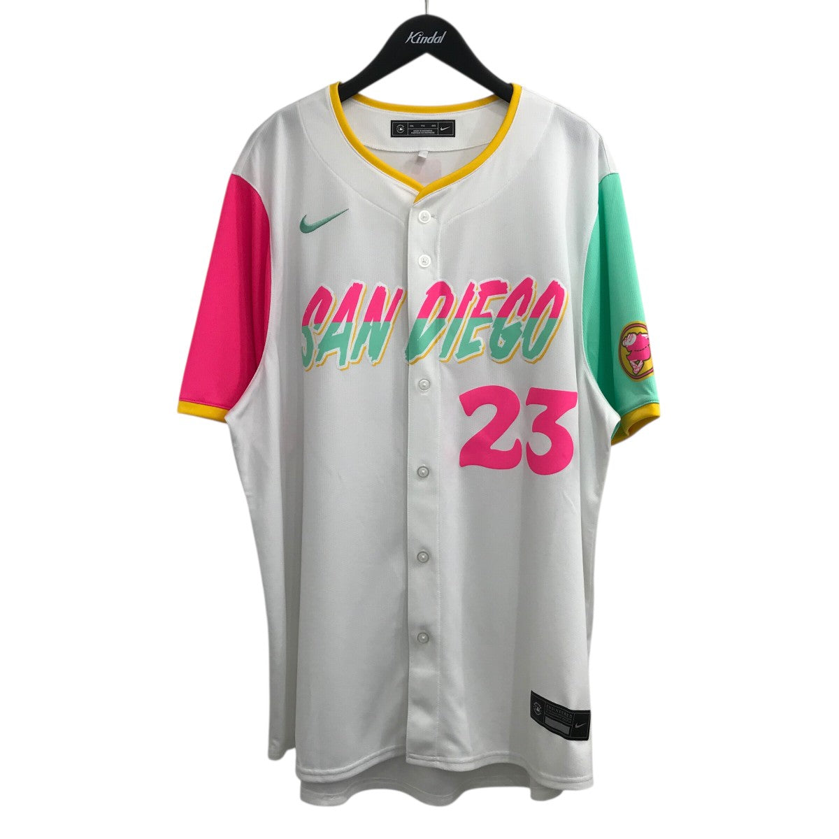 NIKE パドレスタティスJr．レプリカユニフォームT7LM PYC1 古着・中古-1枚目のアイテム画像